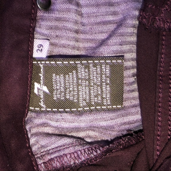 7 For All Mankind Mid-Rise Skinny - Deep Purple - Picture 13 of 13